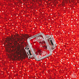 Paparazzi Rings Encased Envy - Red Coming Soon