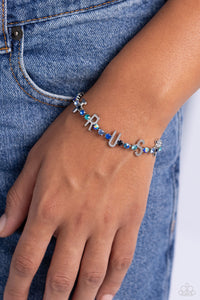 Paparazzi Bracelet I Will Trust In You - Blue Coming Soon