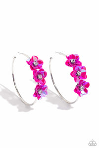 Paparazzi Earrings Ethereal Embellishment - Pink Coming Soon