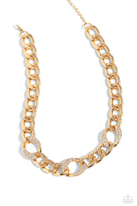 Paparazzi Necklaces Gleaming Harmony - Gold Coming Soon