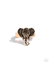 Load image into Gallery viewer, Paparazzi Ring Elephant Whisper - Gold
