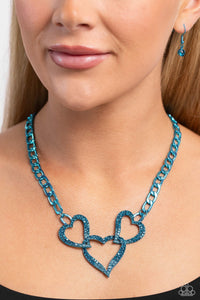 Paparazzi Necklaces Eclectically Enamored - Blue