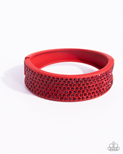 Load image into Gallery viewer, Paparazzi Bracelet Sprinkling Studs - Red
