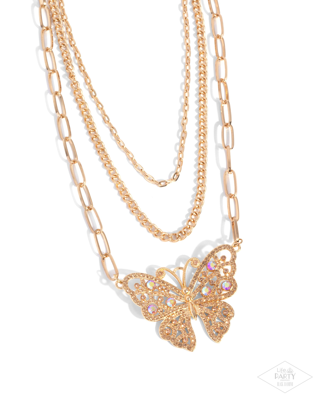 Paparazzi Necklace Winged Wonder - Gold Coming Soon