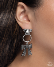 Load image into Gallery viewer, Paparazzi Earrings Bear in Mind - Silver Coming Soon
