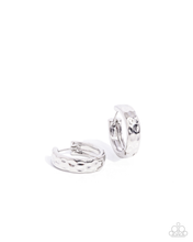 Load image into Gallery viewer, Paparazzi Earrings Hammered Hyperaware - Silver Coming Soon
