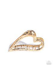 Load image into Gallery viewer, Paparazzi Hair Clip Heartfelt Hint - Gold Coming Soon
