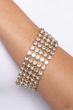 Load image into Gallery viewer, Paparazzi Bracelet GLASSY Gallery - Gold Coming Soon
