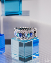 Load image into Gallery viewer, Paparazzi Ring Laid-Back Linear - Blue Coming Soon
