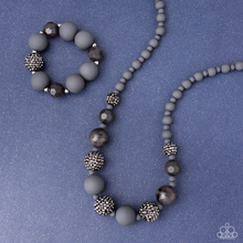 Load image into Gallery viewer, Paparazzi Set Hematite Hallmark - Complete Look Coming Soon

