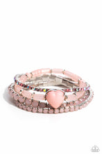 Load image into Gallery viewer, Paparazzi Bracelet True Loves Theme - Pink February LOP
