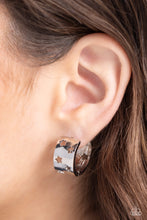 Load image into Gallery viewer, Paparazzi Earrings Setting the STAR High - Silver Coming Soon

