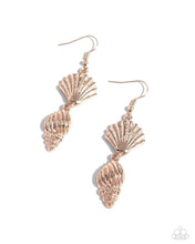 Load image into Gallery viewer, Paparazzi Earrings SHELL, I Was In the Area - Rose Gold Coming Soon
