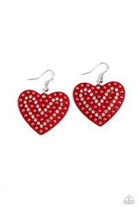 Paparazzi Earrings Romantic Reunion - Red Coming Soon