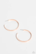 Load image into Gallery viewer, Paparazzi Earrings Sleek Symmetry - Rose Gold Coming Soon
