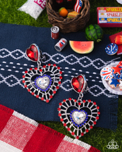 Load image into Gallery viewer, Paparazzi Earrings Patriotic Pattern - Multi Coming Soon
