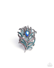 Load image into Gallery viewer, Paparazzi Ring Polished Peacock - Blue Coming Soon
