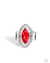 Load image into Gallery viewer, Paparazzi Ring Marquise Majesty - Red Coming Soon
