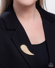 Load image into Gallery viewer, Paparazzi Brooch Angelic Affection - Gold Coming Soon
