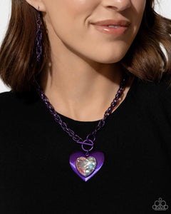 Paparazzi Necklace Modern Matchup - Purple March LOP 2024