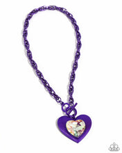 Load image into Gallery viewer, Paparazzi Necklace Modern Matchup - Purple March LOP 2024
