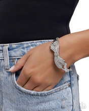 Load image into Gallery viewer, Paparazzi Bracelet Blissful Bow - White Coming Soon

