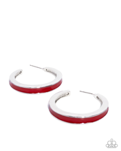 Load image into Gallery viewer, Paparazzi Earrings Painted Prowess - Red
