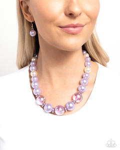 Paparazzi Necklace Just Another PEARL - Purple Coming Soon