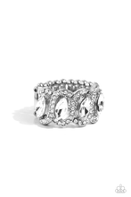 Load image into Gallery viewer, Paparazzi Ring Staggering Sparkle - White Coming Soon
