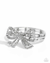 Load image into Gallery viewer, Paparazzi Bracelet Its All A-BOW-t Me - White LOP May 2024
