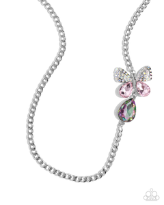 Paparazzi Necklace Fluttering Finesse - Pink Coming Soon