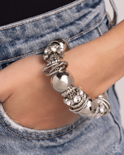 Load image into Gallery viewer, Paparazzi Bracelet Coiled Confidence - White Coming Soon
