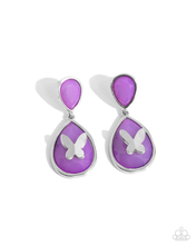 Load image into Gallery viewer, Paparazzi Earrings BRIGHT This Sway - Purple
