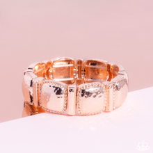 Load image into Gallery viewer, Paparazzi Bracelet Textured Tranquility - Rose Gold Coming Soon
