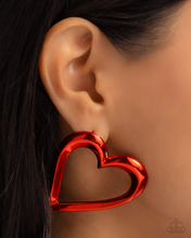 Load image into Gallery viewer, Paparazzi Earrings Admirable Acclaim - Red Coming Soon
