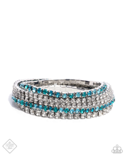 Load image into Gallery viewer, Paparazzi Bracelet Feminine Fan - Blue Coming Soon
