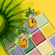 Load image into Gallery viewer, Paparazzi Earrings Prismatic Pineapple - Yellow Coming Soon
