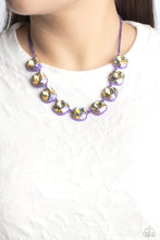Load image into Gallery viewer, Paparazzi Necklace Combustible Command - Purple
