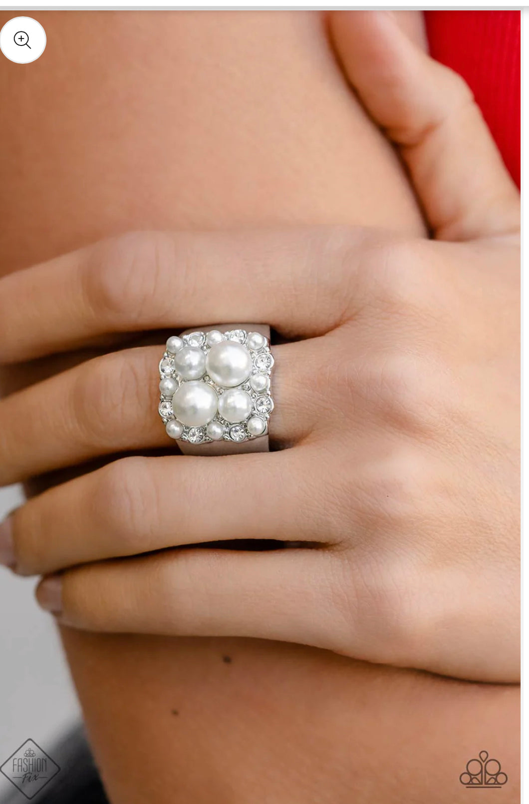 Opulent Overture White Ring