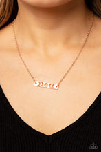 Load image into Gallery viewer, Paparazzi Necklace LUNAR or Later - Rose Gold
