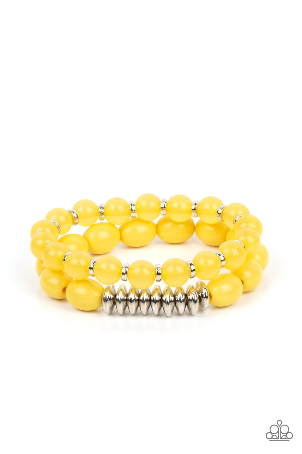 Paparazzi Bracelets La Vida Vacation - Yellow Coming Soon