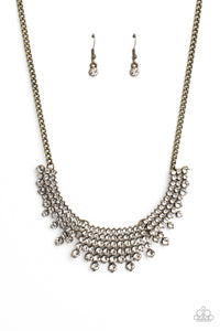 Paparazzi Necklace Shimmering Song - Brass