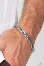 Load image into Gallery viewer, Cargo Couture - Silver  Men’s Bracelet
