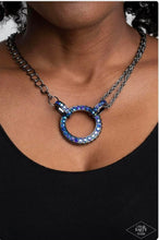 Load image into Gallery viewer, Paparazzi Necklace ~ PINK DIAMOND - Razzle Dazzle - Blue
