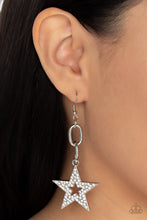 Load image into Gallery viewer, Paparazzi Earrings Cosmic Celebrity - White
