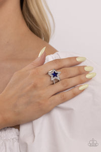 Paparazzi Rings One Nation Under Sparkle - Blue