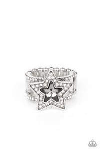 Paparazzi Ring One Nation Under Sparkle - Silver Coming Soon