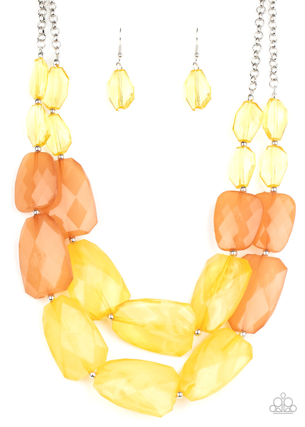 Paparazzi Necklaces Gives Me Chills - Yellow