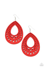 Load image into Gallery viewer, Paparazzi Earrings Belize Beauty - Red
