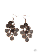 Load image into Gallery viewer, Paparazzi Earrings Blushing Blooms - Copper
